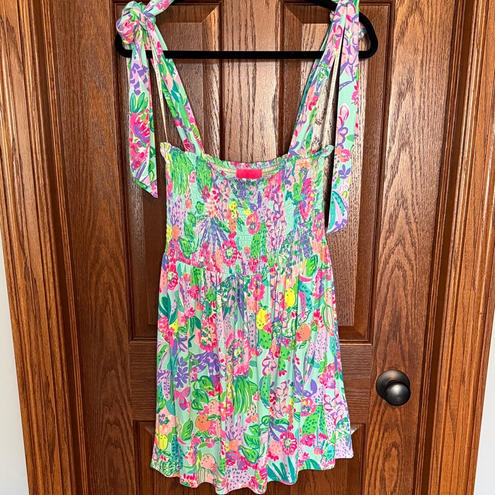Lilly Pulitzer Pastel Smocked Romper